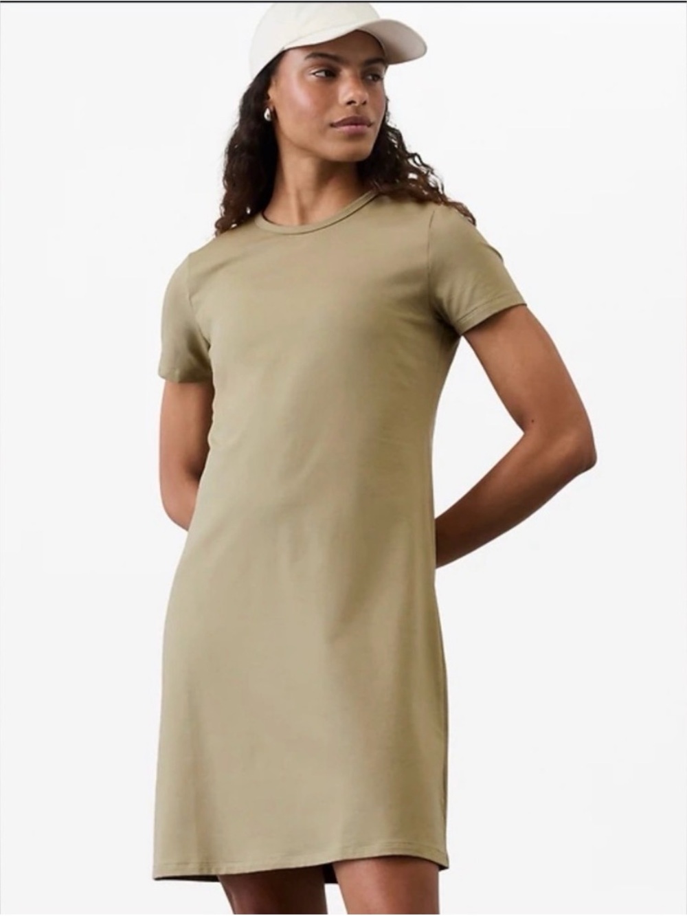 Athleta NWT ESSENTIAL TEE (Classic Crewneck T-Shirt) Dress